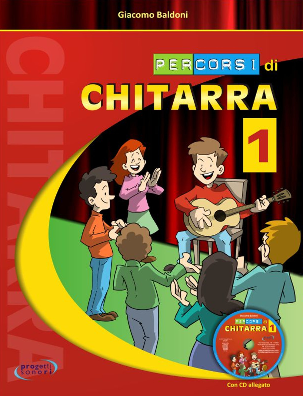 Libri Percorsi Di Chitarra. Con CD-Audio Vol 01 NUOVO SIGILLATO, EDIZIONE DEL 11/01/2018 SUBITO DISPONIBILE