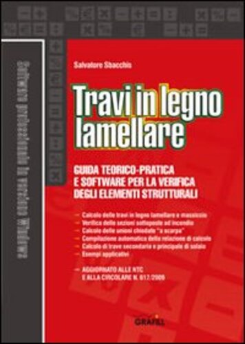 Libri Salvatore Sbacchis - Travi In Legno Lamellare. Con Contenuto Digitale Per Download E Accesso On Line NUOVO SIGILLATO SUBITO DISPONIBILE
