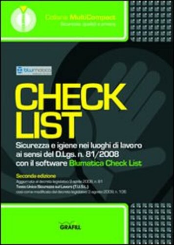 Libri Check List. Sicurezza E Igiene Nei Luoghi Di Lavoro. CD-ROM NUOVO SIGILLATO SUBITO DISPONIBILE