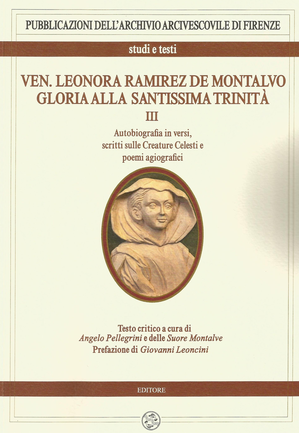 Libri Ven. Leonora Ramirez De Montalvo. Gloria Alla Santissima Trinita Vol 03 NUOVO SIGILLATO SUBITO DISPONIBILE