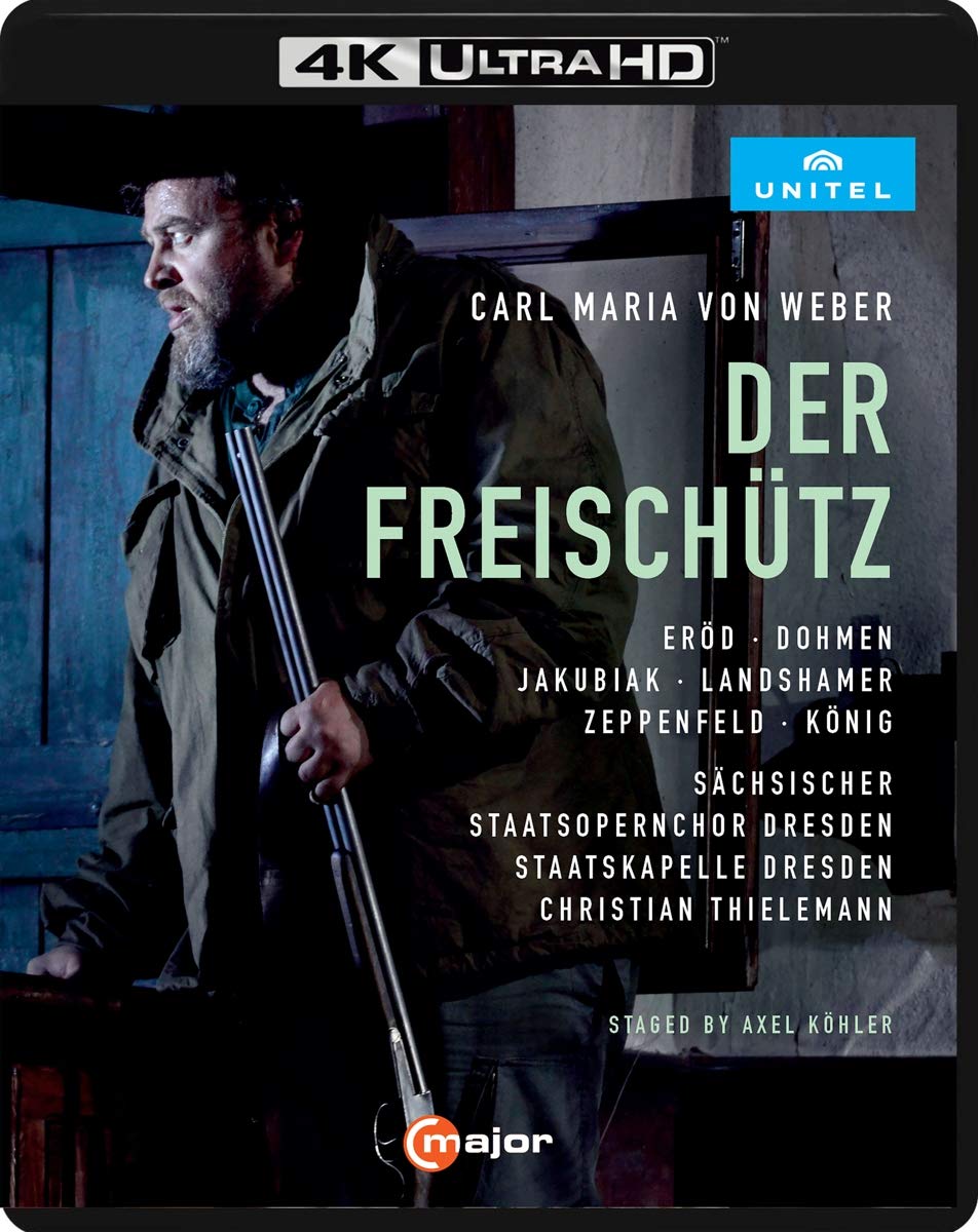Music Blu-Ray Carl Maria Von Weber - Der Freischutz NUOVO SIGILLATO, EDIZIONE DEL 02/05/2019 SUBITO DISPONIBILE