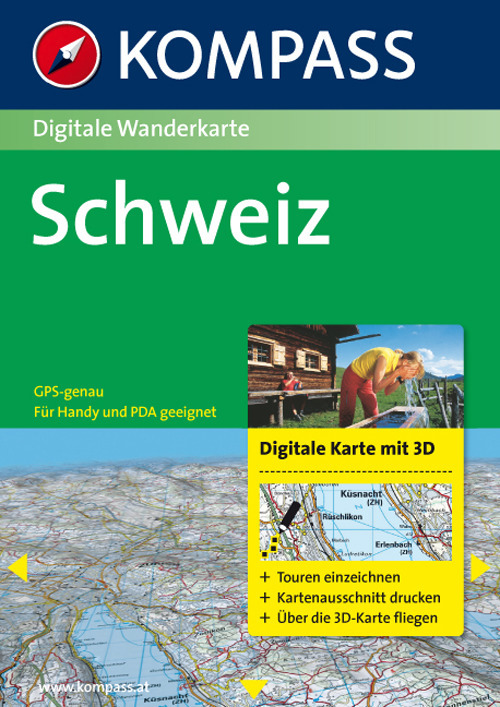 Libri Carta Digitale Svizzera N. 4312. Svizzera. Digital Map. Con 3 DVD-ROM NUOVO SIGILLATO SUBITO DISPONIBILE