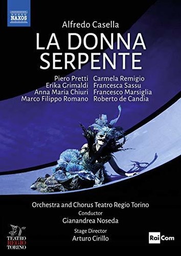 Music Blu-Ray Alfredo Casella - La Donna Serpente NUOVO SIGILLATO, EDIZIONE DEL 01/06/2019 SUBITO DISPONIBILE