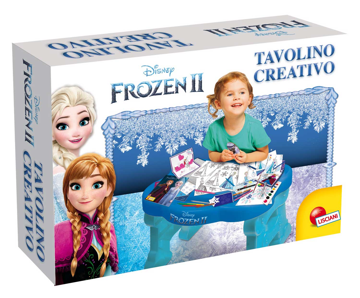Merchandising Disney: Lisciani - Frozen 2 - Tavolino Creativo NUOVO SIGILLATO, EDIZIONE DEL 31/08/2019 DISPO ENTRO UN MESE, SU ORDINAZIONE