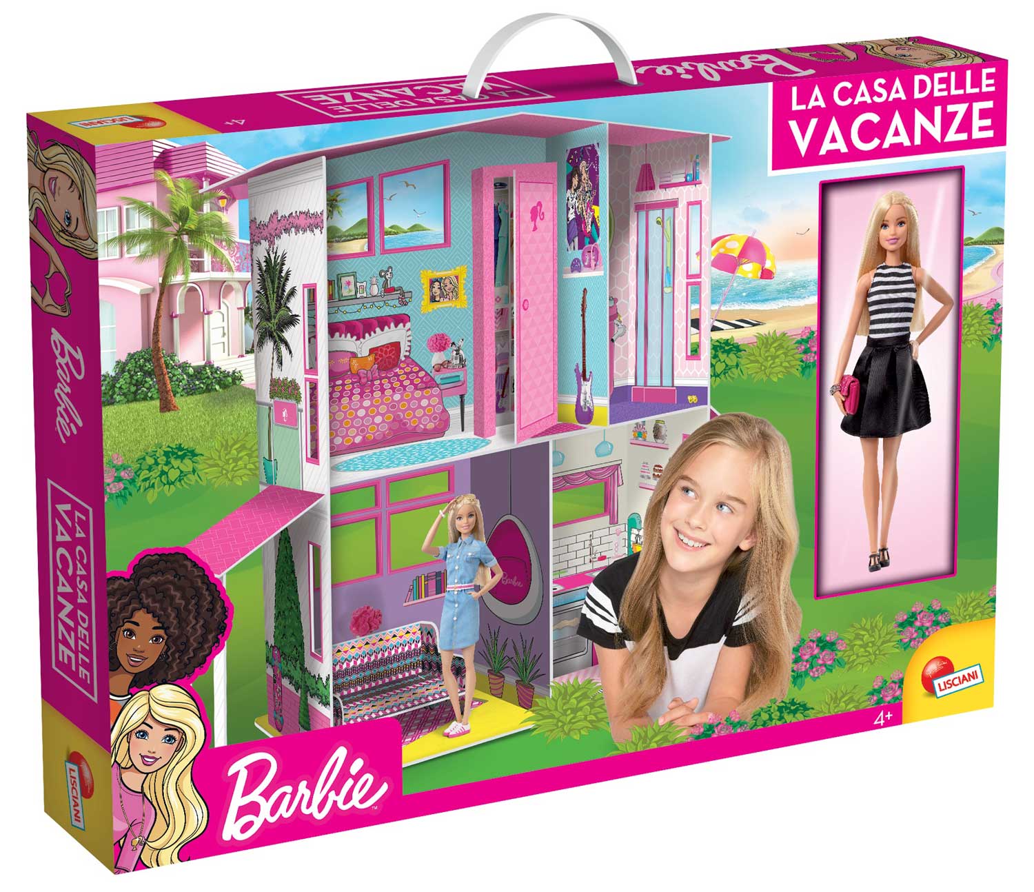 Merchandising Barbie: Lisciani - Casa Di Malibu' Con Bambola NUOVO SIGILLATO, EDIZIONE DEL 04/12/2019 SUBITO DISPONIBILE