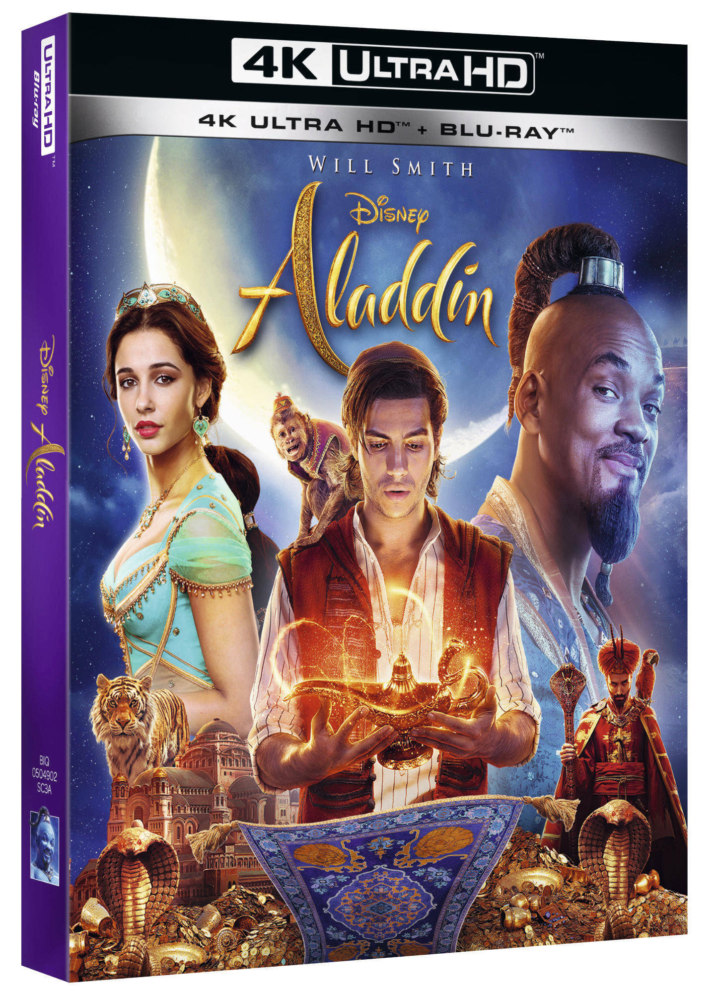 Blu-Ray Aladdin (Live Action) (4K Ultra Hd+Blu-Ray) NUOVO SIGILLATO, EDIZIONE DEL 25/09/2019 SUBITO DISPONIBILE
