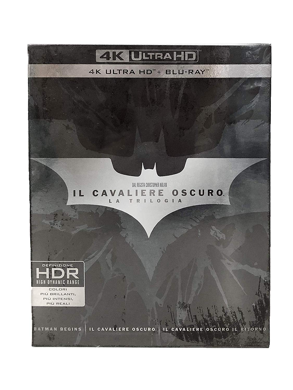 Blu-Ray Cavaliere Oscuro (Il) - La Trilogia (9 4K Ultra Hd+Blu-Ray) NUOVO SIGILLATO, EDIZIONE DEL 03/01/2018 SUBITO DISPONIBILE