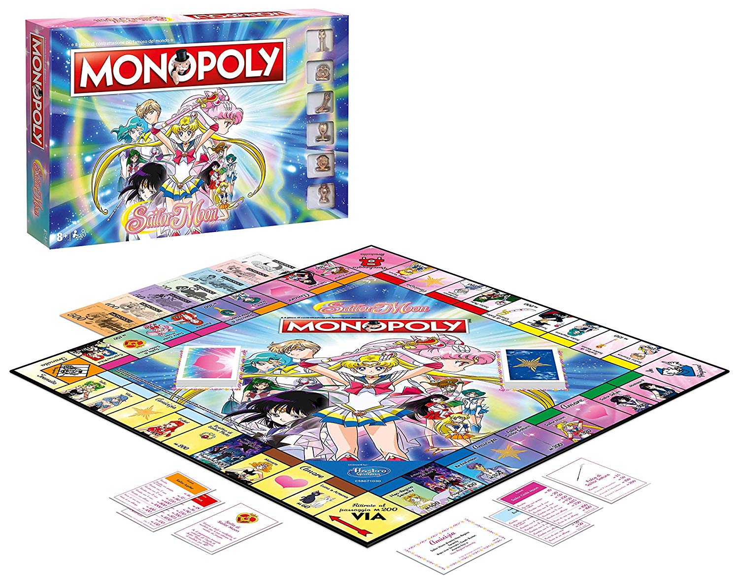Merchandising Sailor Moon: Winning Moves - Monopoly (Edizione Italiana) NUOVO SIGILLATO, EDIZIONE DEL 25/09/2019 SUBITO DISPONIBILE