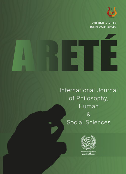 Libri Arete. International Journal Of Philosophy, Human & Social Sciences (2017) Vol 02 NUOVO SIGILLATO, EDIZIONE DEL 16/07/2019 SUBITO DISPONIBILE