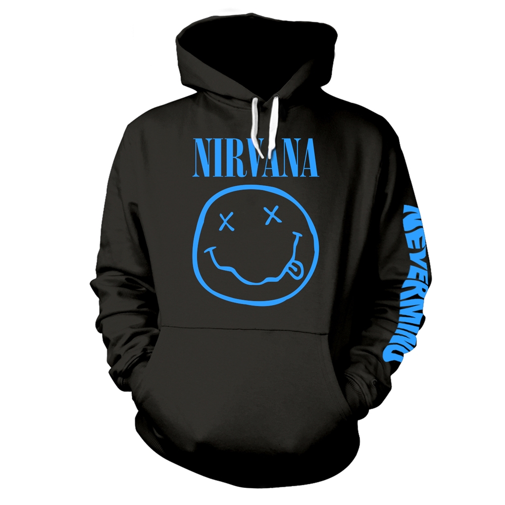 Abbigliamento Nirvana: Nevermind Smile (Felpa Con Cappuccio Unisex Tg. XL) NUOVO SIGILLATO, EDIZIONE DEL 29/07/2019 SUBITO DISPONIBILE