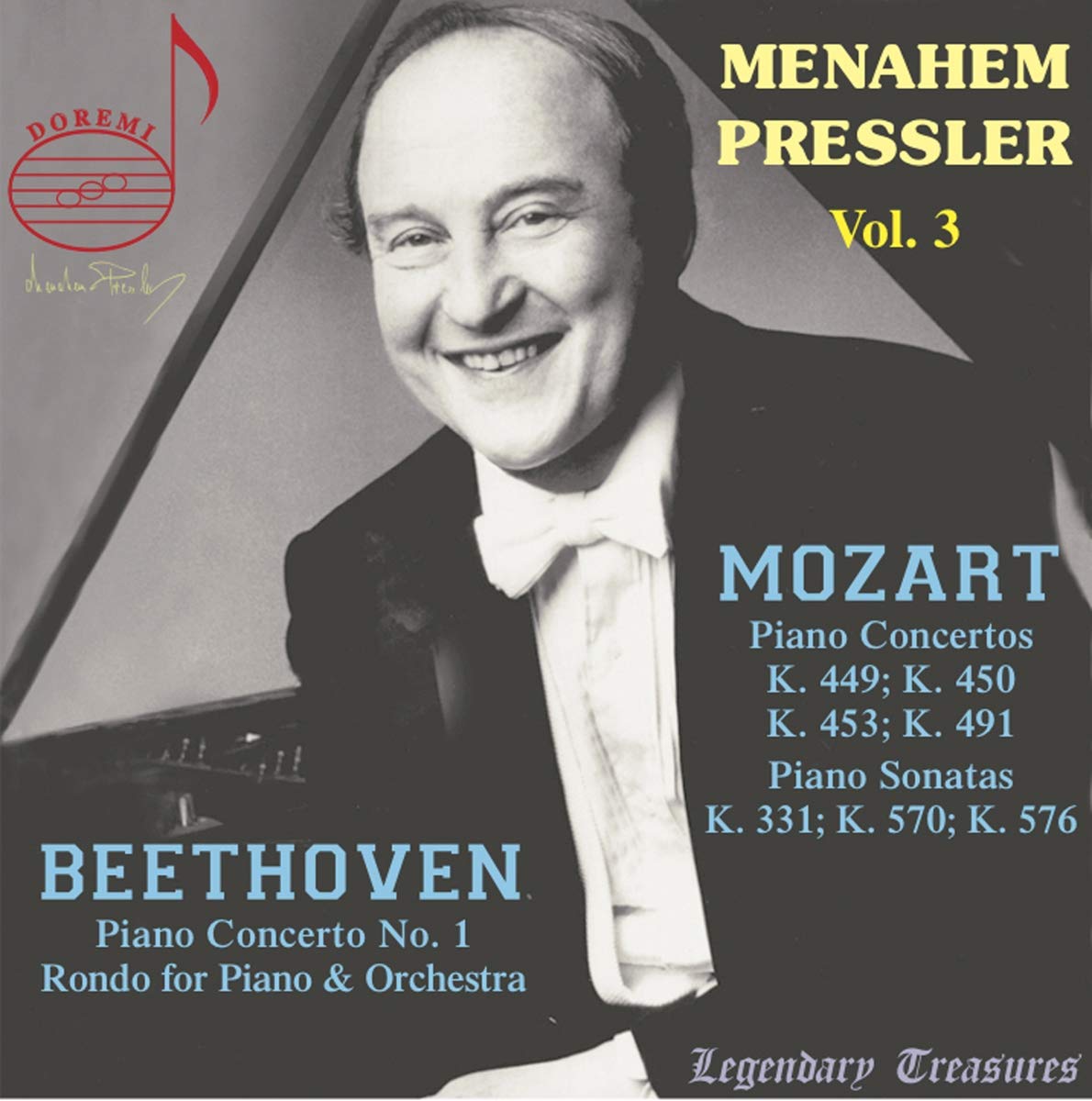 Audio Cd Menahem Pressler / Orchester Wiener Staatsoper - Mozart/Beethoven (3 Cd) NUOVO SIGILLATO, EDIZIONE DEL 30/08/2019 SUBITO DISPONIBILE