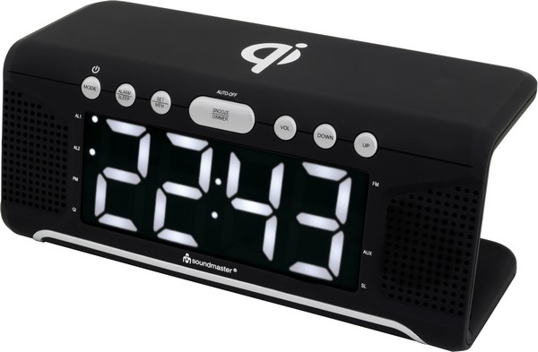 Audio & Hi-Fi Soundmaster: UR800SW - Clock Radio With QI Charging Station (Radiosveglia Con Ricarica Wireless) NUOVO SIGILLATO SUBITO DISPONIBILE