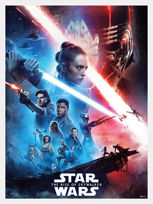 Merchandising Star Wars: Pyramid - The Rise Of Skywalker Saga (Stampa Su Tela 60X80 Cm) NUOVO SIGILLATO, EDIZIONE DEL 26/11/2019 SUBITO DISPONIBILE