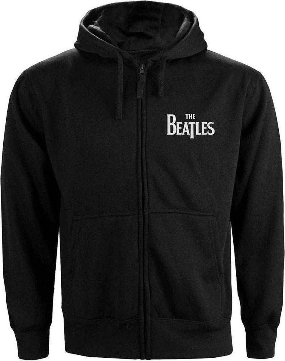 Abbigliamento Beatles (The): Drop T Logo (Back Print) (Felpa Con Cappuccio Donna Tg. S) NUOVO SIGILLATO SUBITO DISPONIBILE