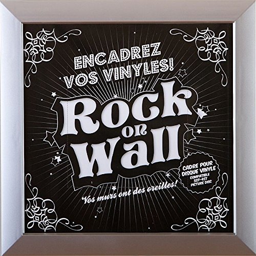Audio & Hi-Fi Rock On Wall: 12 Inch Album Cover Frame Plastic - Silver (Cornice Per LP) NUOVO SIGILLATO SUBITO DISPONIBILE