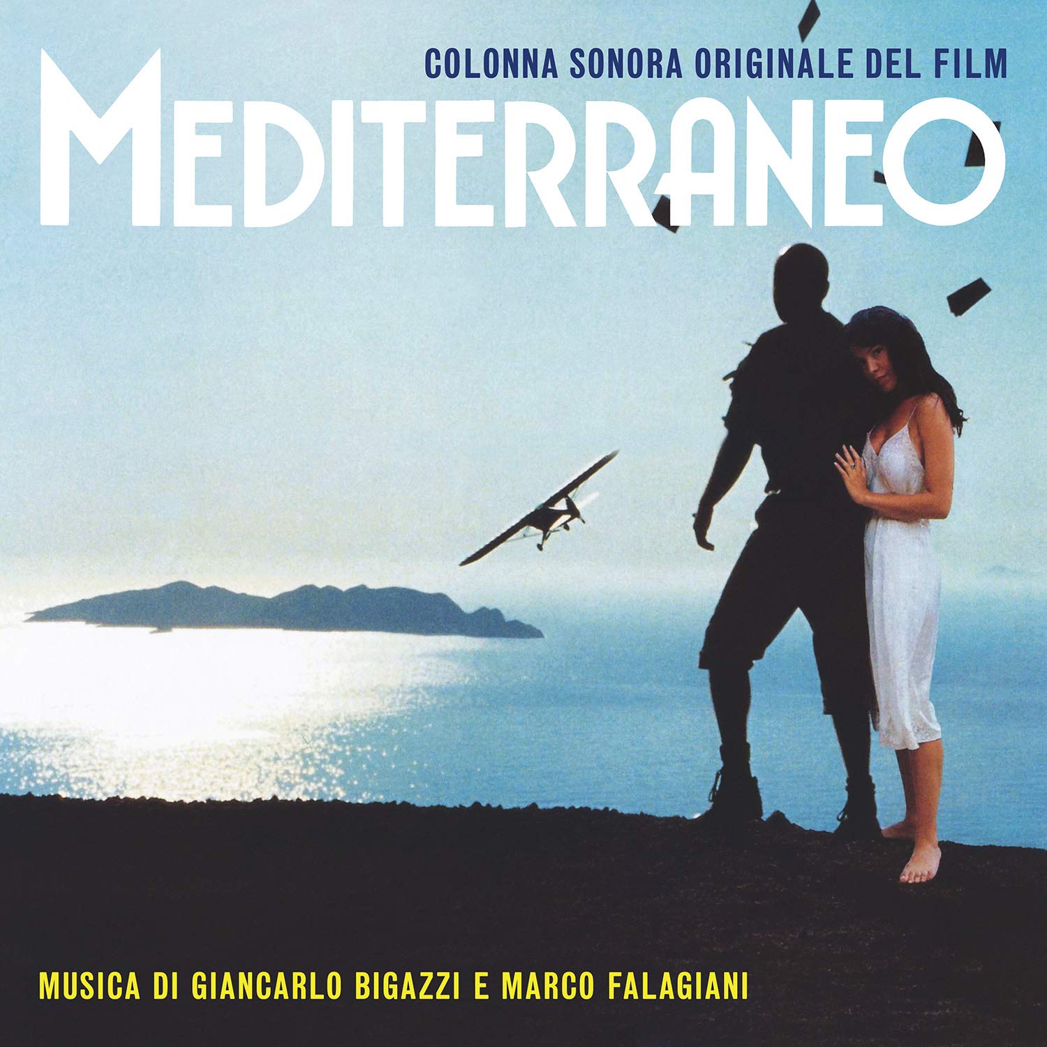 Vinile Giancarlo Bigazzi Marco Falagiani - Mediterraneo O.S.T. Ltd.Ed. Clear Vinyl NUOVO SIGILLATO EDIZIONE DEL SUBITO DISPONIBILE blu