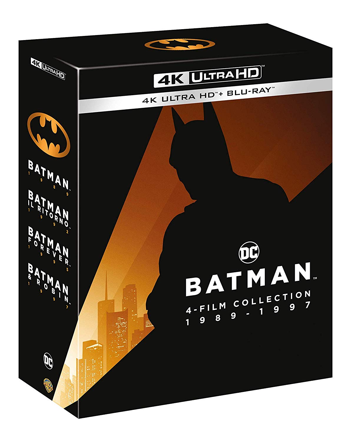 Blu-Ray Batman Anthology 4 Film Collection (4K Ultra Hd+Blu-Ray) NUOVO SIGILLATO, EDIZIONE DEL 05/03/2020 SUBITO DISPONIBILE