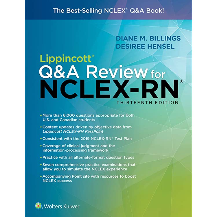 LIbri UK/US Lipp Q&A Review Nclex-Rn 13E (Int Ed) NUOVO SIGILLATO, EDIZIONE DEL 01/01/2019 SUBITO DISPONIBILE