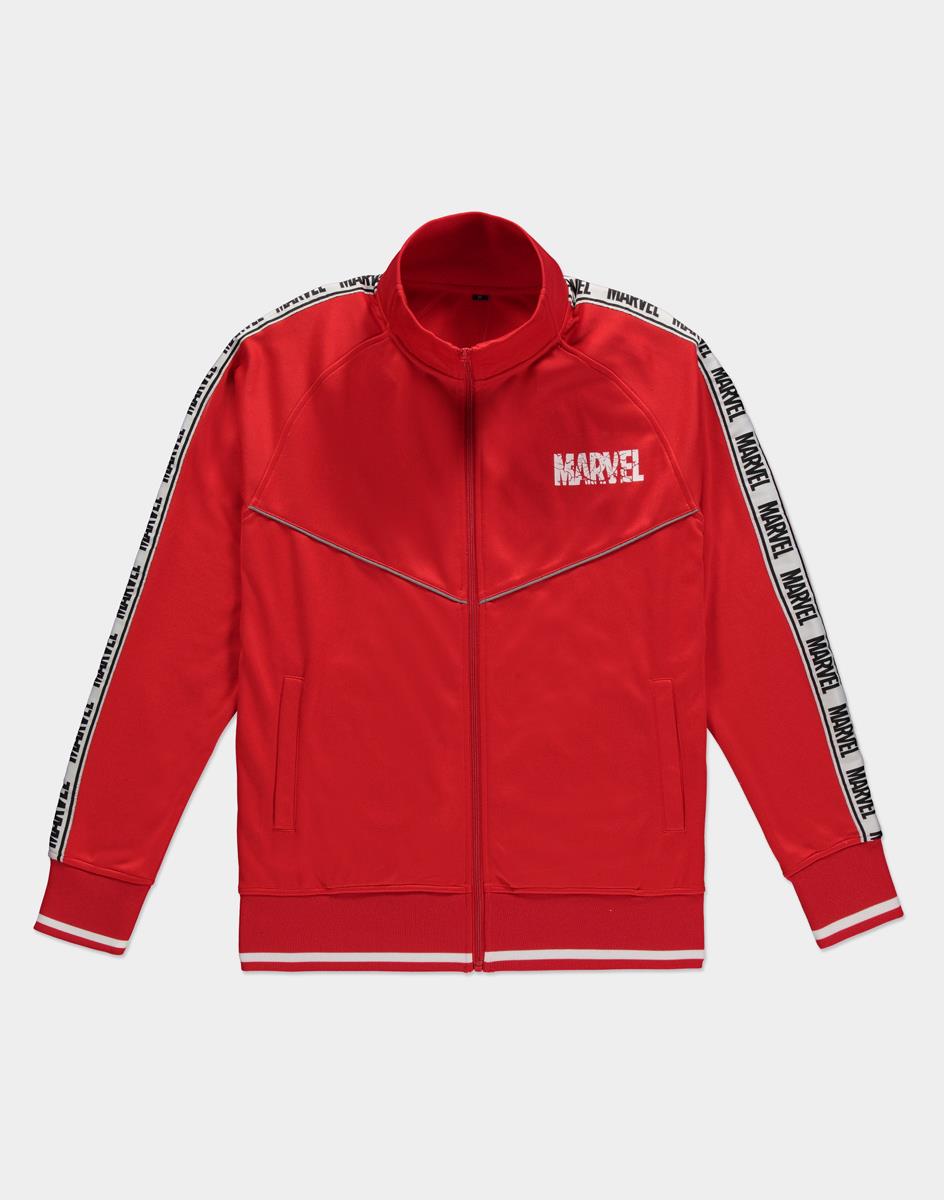 Abbigliamento Marvel: For Victory Track Jacket Red (Giacca Unisex Tg. XL) NUOVO SIGILLATO, EDIZIONE DEL 20/02/2020 SUBITO DISPONIBILE