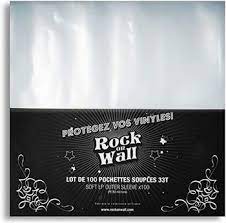 Audio & Hi-Fi Rock On Wall: Soft Lp Outer Sleeves 12" X 100 (Buste Trasparenti Protezione Vinile) NUOVO SIGILLATO SUBITO DISPONIBILE