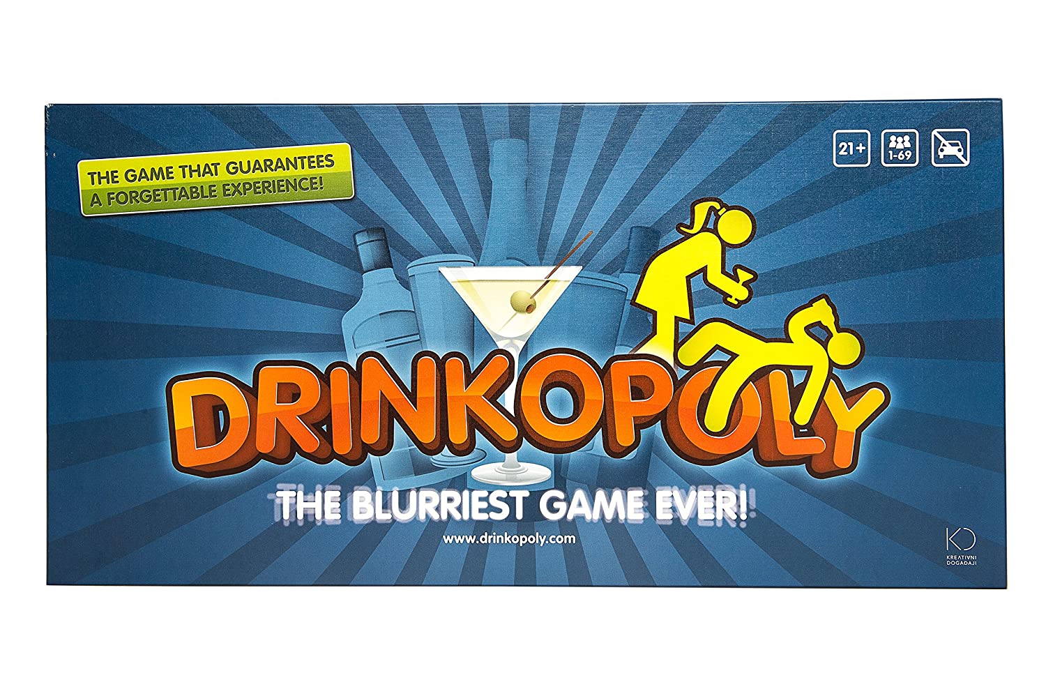 Merchandising Asmodee: Drinkopoly: The Blurriest Game Ever! NUOVO SIGILLATO, EDIZIONE DEL 20/11/2020 SUBITO DISPONIBILE