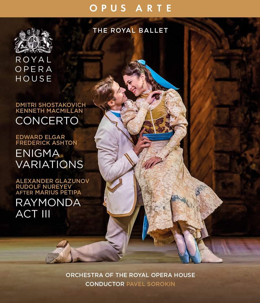 Music Blu-Ray Royal Ballet (The): Concerto, Enigma Variations, Raymonda Act III NUOVO SIGILLATO, EDIZIONE DEL 02/07/2020 SUBITO DISPONIBILE