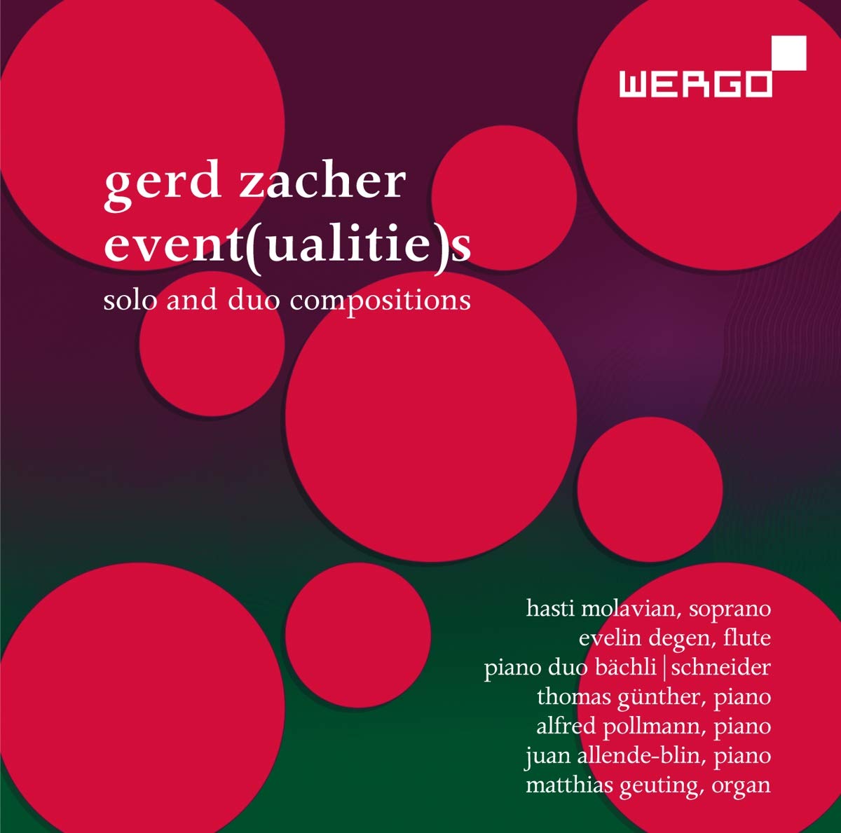 Audio Cd Gerd Zacher - EventUalitie s Solo And Duo Compositions 2 Cd NUOVO SIGILLATO EDIZIONE DEL SUBITO DISPONIBILE
