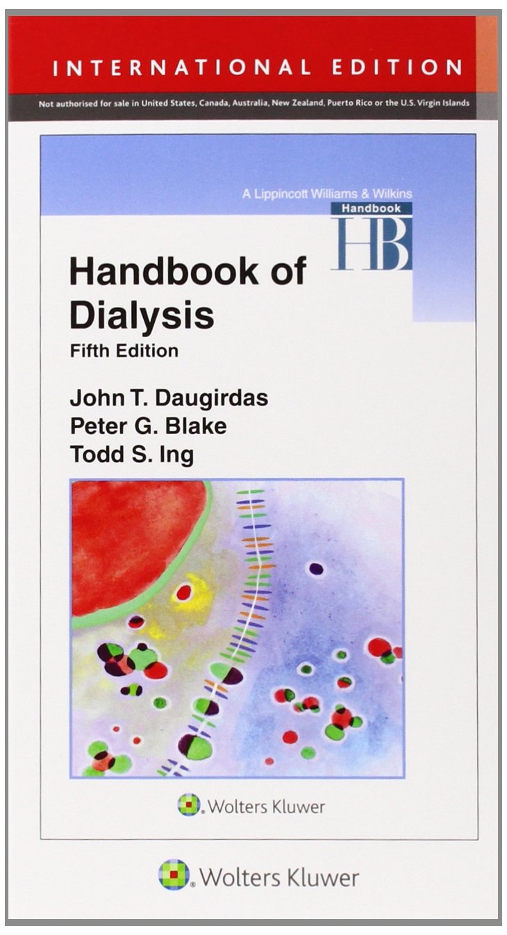 LIbri UK/US Daugirdas, John T. - Handbook Of Dialysis NUOVO SIGILLATO, EDIZIONE DEL 01/01/2014 SUBITO DISPONIBILE