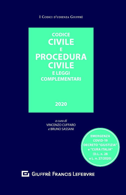 Libri Codice Civile E Procedura Civile E Leggi Complementari NUOVO SIGILLATO, EDIZIONE DEL 09/06/2020 SUBITO DISPONIBILE