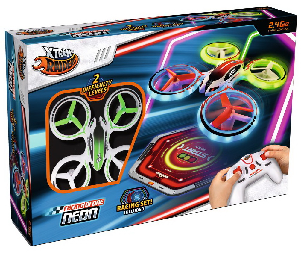 Merchandising Xtrem Raiders Neon Racing Drone NUOVO SIGILLATO SUBITO DISPONIBILE