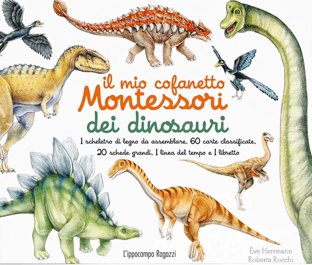 Libri Ève Herrmann / Roberta Rocchi - Il Mio Cofanetto Montessori Dei Dinosauri. Nuova Ediz. Con Gadget NUOVO SIGILLATO, EDIZIONE DEL 19/11/2020 SUBITO DISPONIBILE