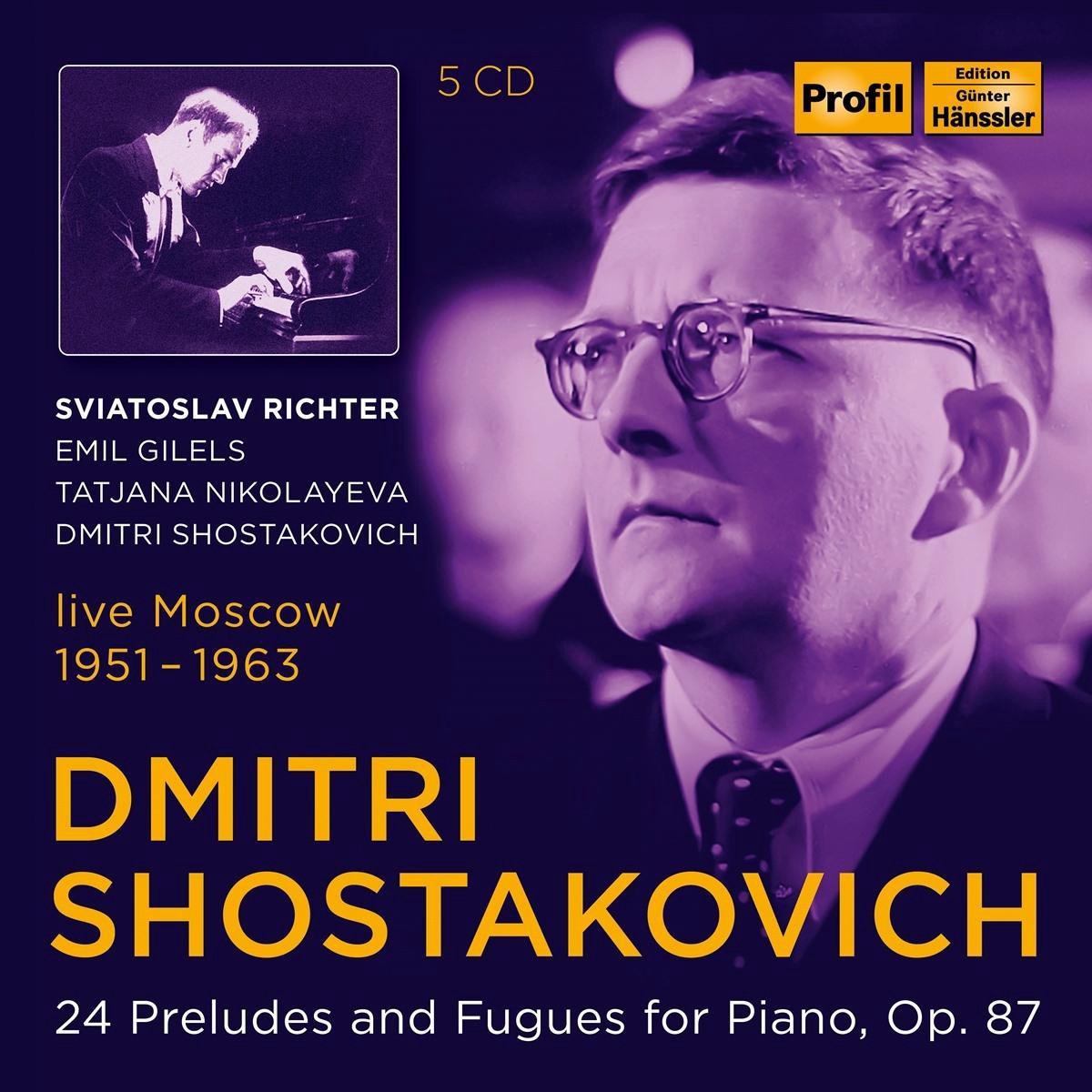 Audio Cd Dmitri Shostakovich - 24 Preludes And Fugues For Piano (5 Cd) NUOVO SIGILLATO SUBITO DISPONIBILE