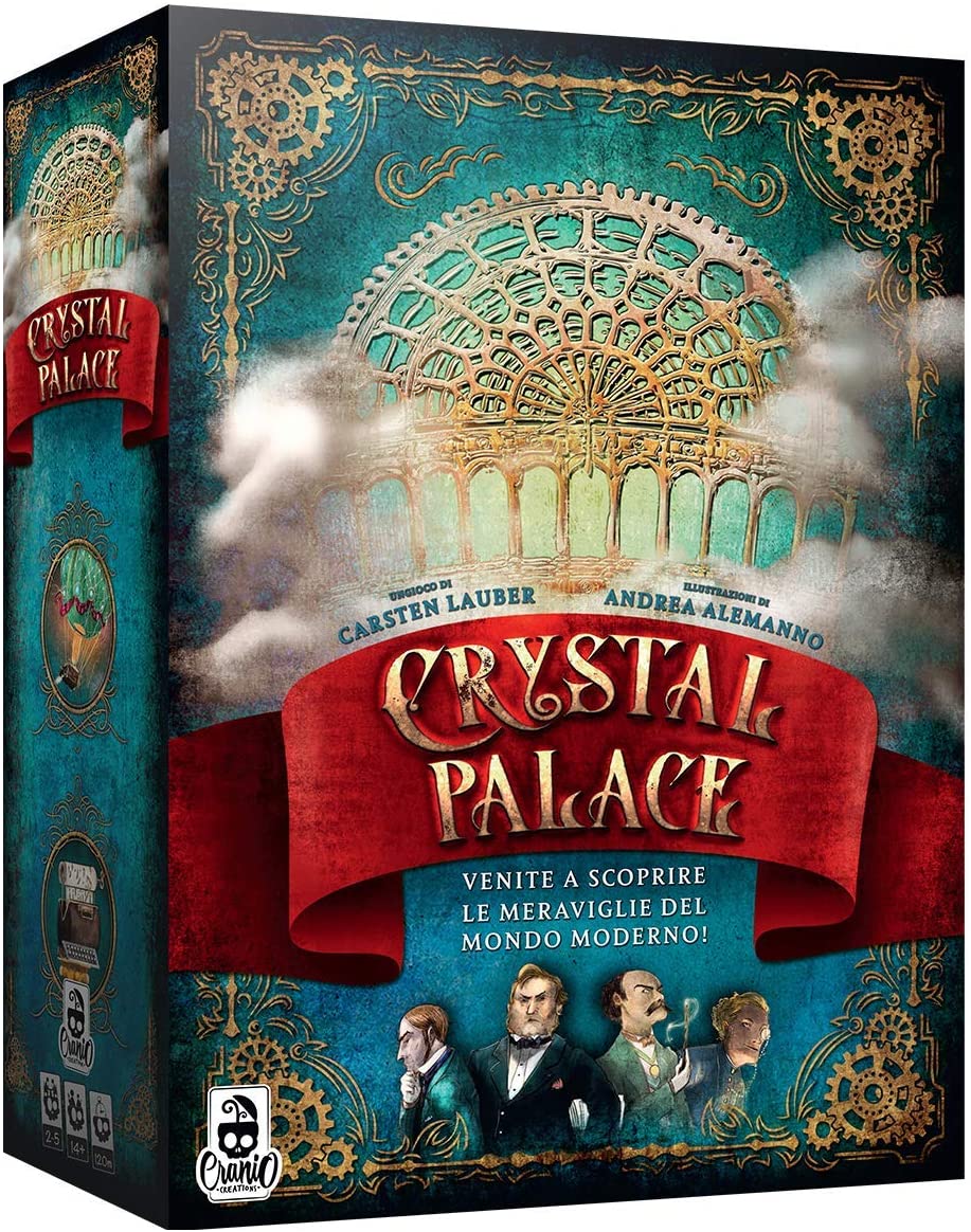Merchandising Cranio Creations: Crystal Palace (Gioco Da Tavolo) NUOVO SIGILLATO, EDIZIONE DEL 31/07/2020 SUBITO DISPONIBILE