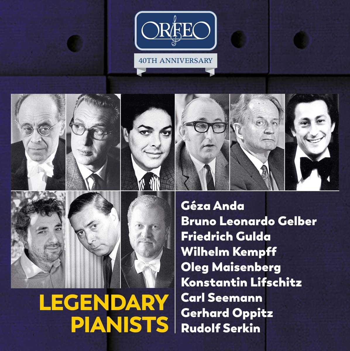 Audio Cd Legendary Pianists: Anda Kubelik Gulda Kempff Lifschitz.. 10 cd NUOVO SIGILLATO EDIZIONE DEL SUBITO DISPONIBILE