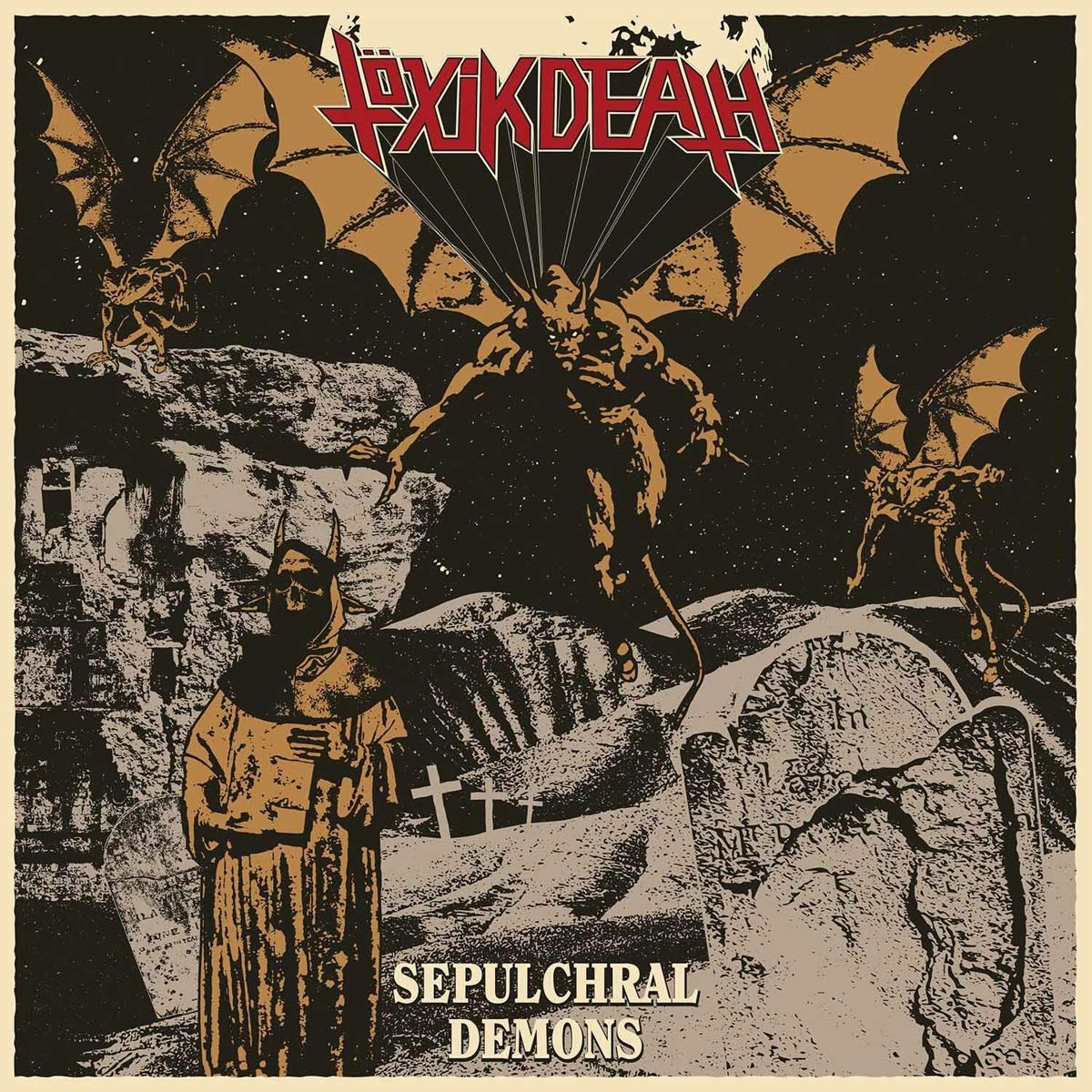 Vinile Toxik Death - Sepulchral Demons (Red Vinyl) NUOVO SIGILLATO, EDIZIONE DEL 01/09/2020 SUBITO DISPONIBILE