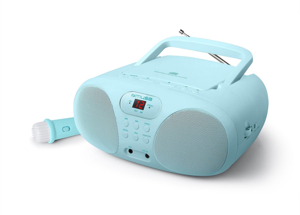 Audio & Hi-Fi Muse Draagbare Radio Cd-Speler Met Microfoon Voor Kinderen NUOVO SIGILLATO SUBITO DISPONIBILE