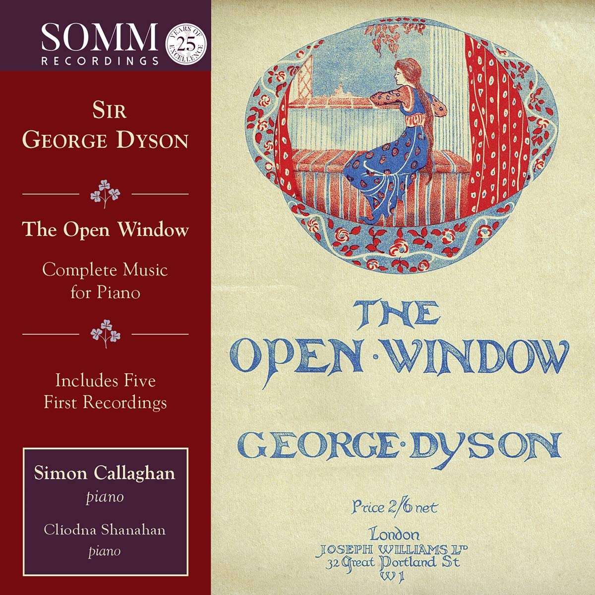 Audio Cd George Dyson - The Open Window - Complete Music For Piano 2 Cd NUOVO SIGILLATO EDIZIONE DEL SUBITO DISPONIBILE
