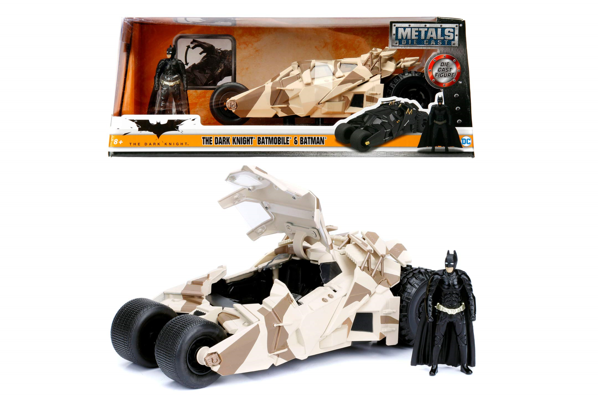 Merchandising Dc Comics: Jada Toys - Batman Tumbler Batmobile Camo 1:24 NUOVO SIGILLATO SUBITO DISPONIBILE
