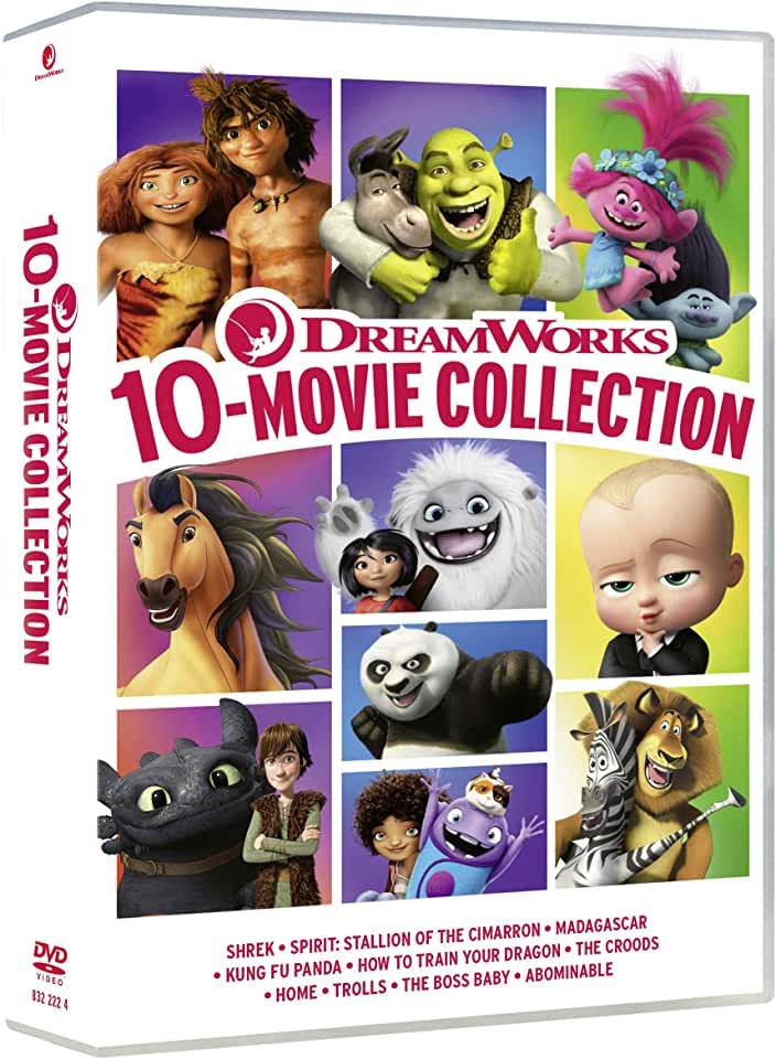 Dvd Dreamworks Collection (10 Dvd) NUOVO SIGILLATO, EDIZIONE DEL 25/11/2020 SUBITO DISPONIBILE