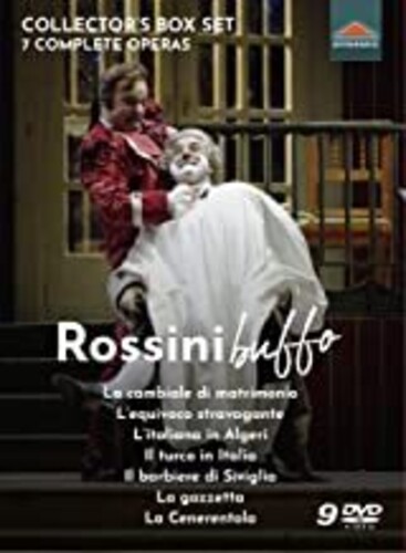Music Dvd Gioacchino Rossini - Rossini Buffo - 7 Complete Operas (9 Dvd) NUOVO SIGILLATO, EDIZIONE DEL 20/11/2020 SUBITO DISPONIBILE