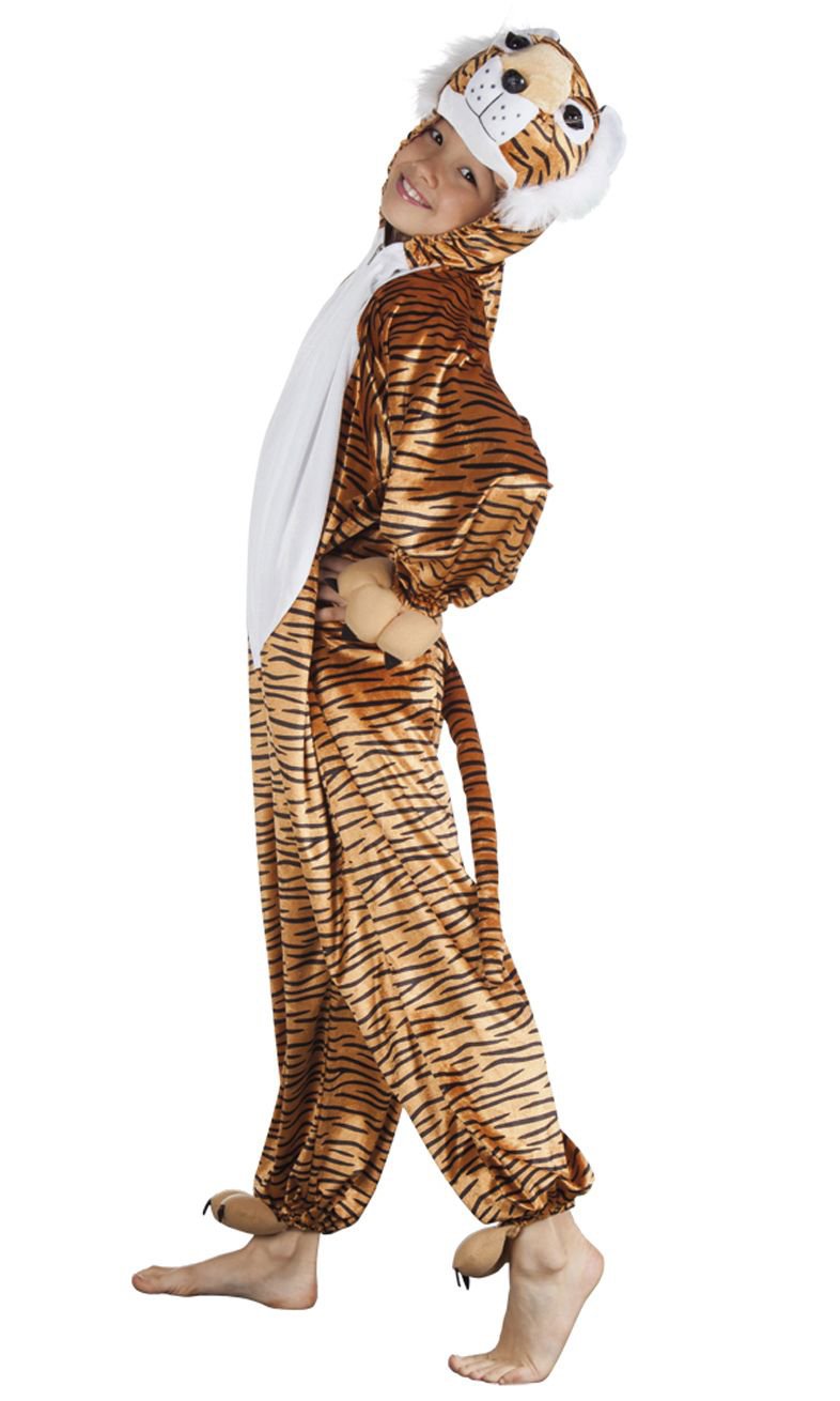 Merchandising Boland: Pc.Child Costume Tiger Plush 1,40M NUOVO SIGILLATO, EDIZIONE DEL 09/04/2024 SUBITO DISPONIBILE