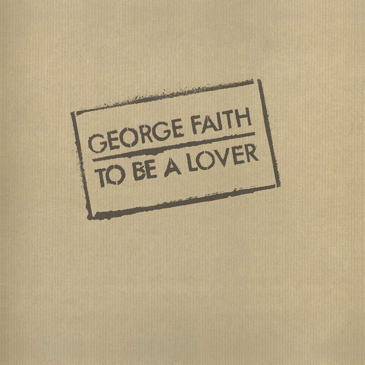 Vinile George Faith - To Be A Lover NUOVO SIGILLATO EDIZIONE DEL SUBITO DISPONIBILE