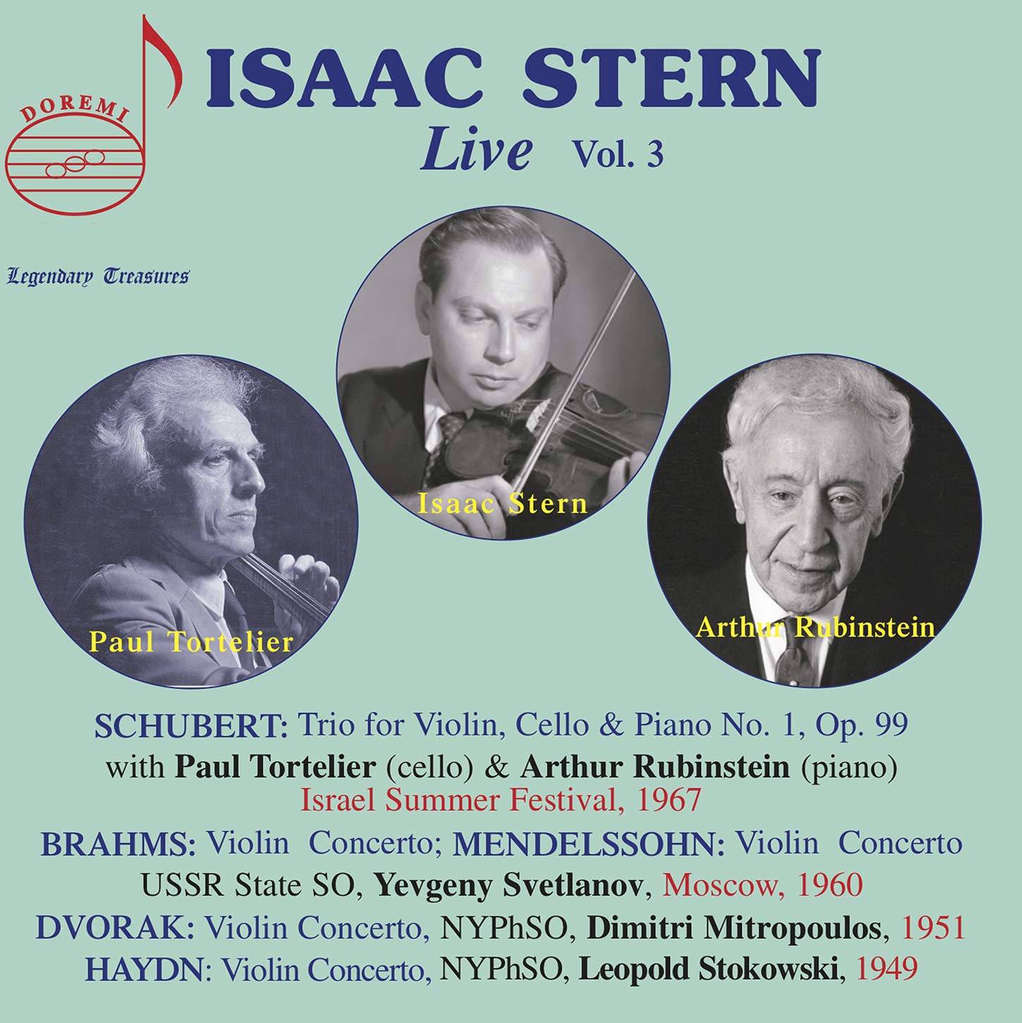 Audio Cd Isaac Stern: Live, Vol. 3 (2 Cd) NUOVO SIGILLATO, EDIZIONE DEL 30/12/2020 SUBITO DISPONIBILE