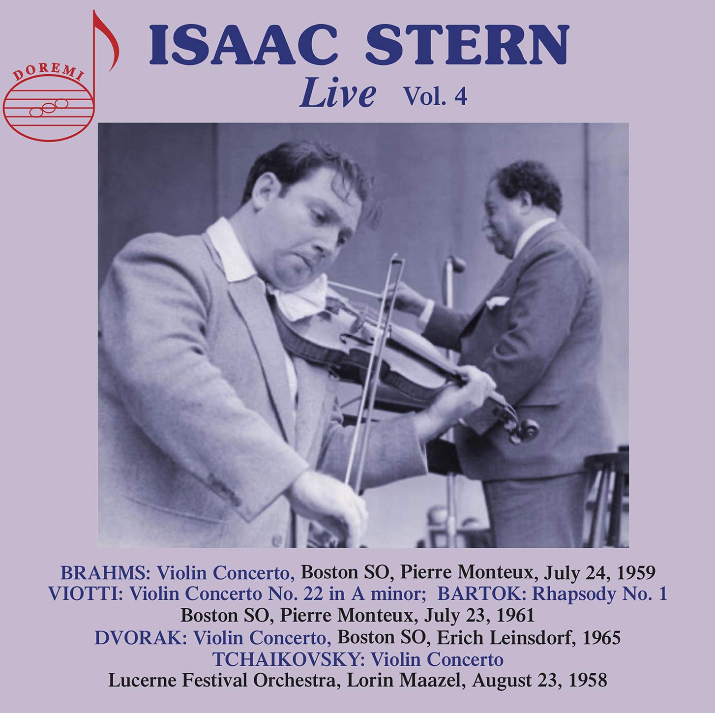 Audio Cd Isaac Stern: Live, Vol. 4 (2 Cd) NUOVO SIGILLATO, EDIZIONE DEL 30/12/2020 SUBITO DISPONIBILE