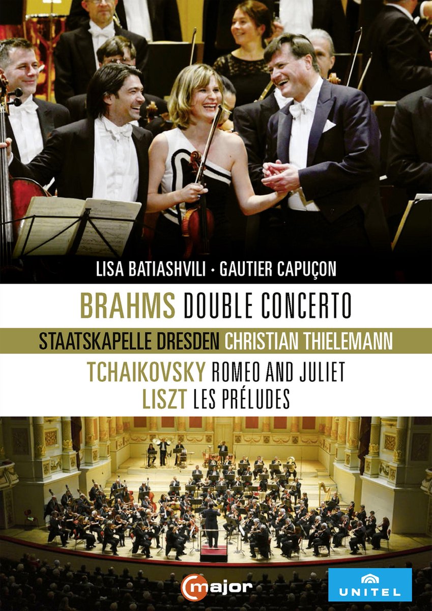 Music Dvd Johannes Brahms - Double Concerto NUOVO SIGILLATO, EDIZIONE DEL 19/01/2021 SUBITO DISPONIBILE