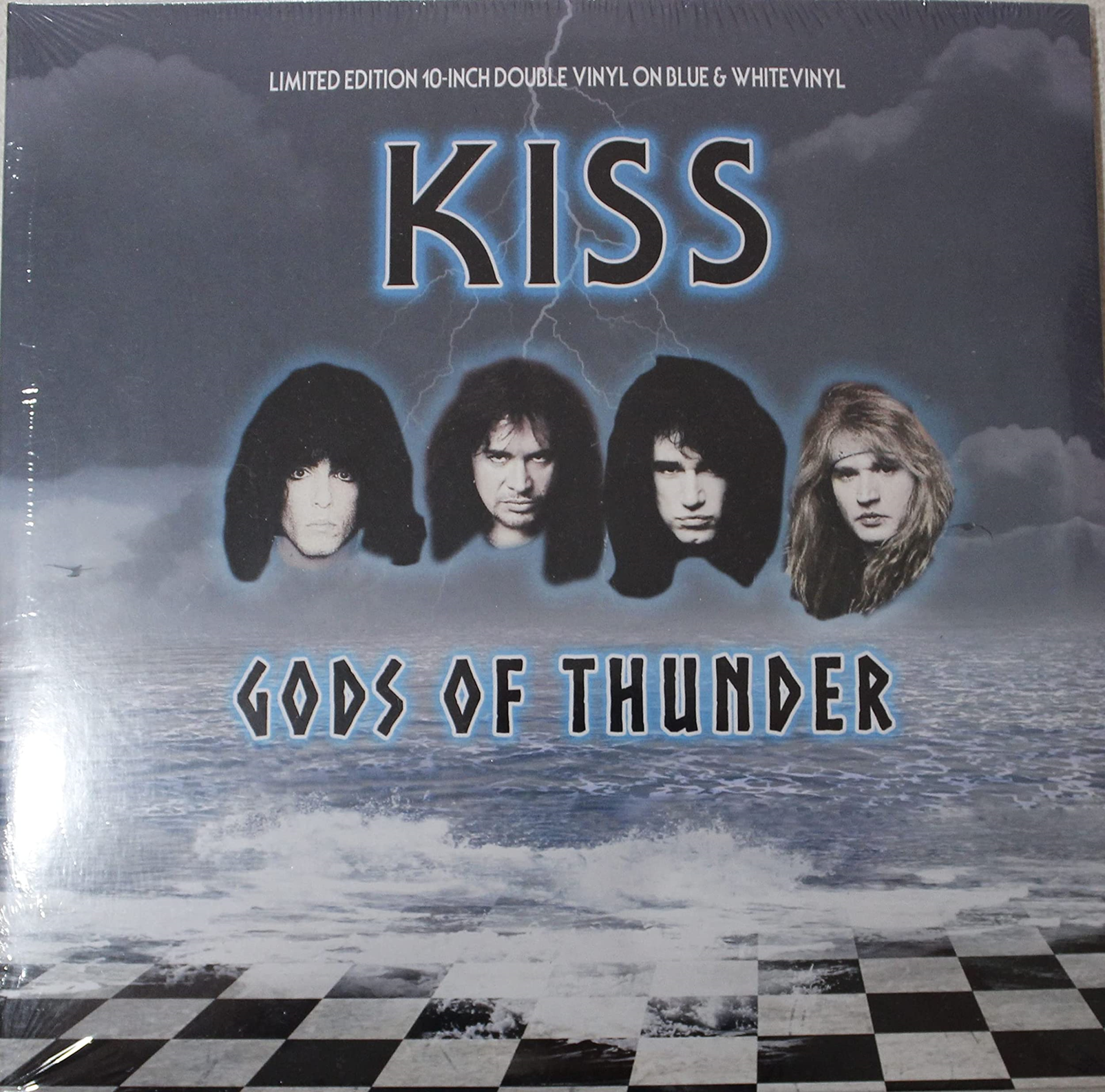 Vinile Kiss - Gods Of Thunder & Vinyl 2 Lp NUOVO SIGILLATO EDIZIONE DEL SUBITO DISPONIBILE blu bianco