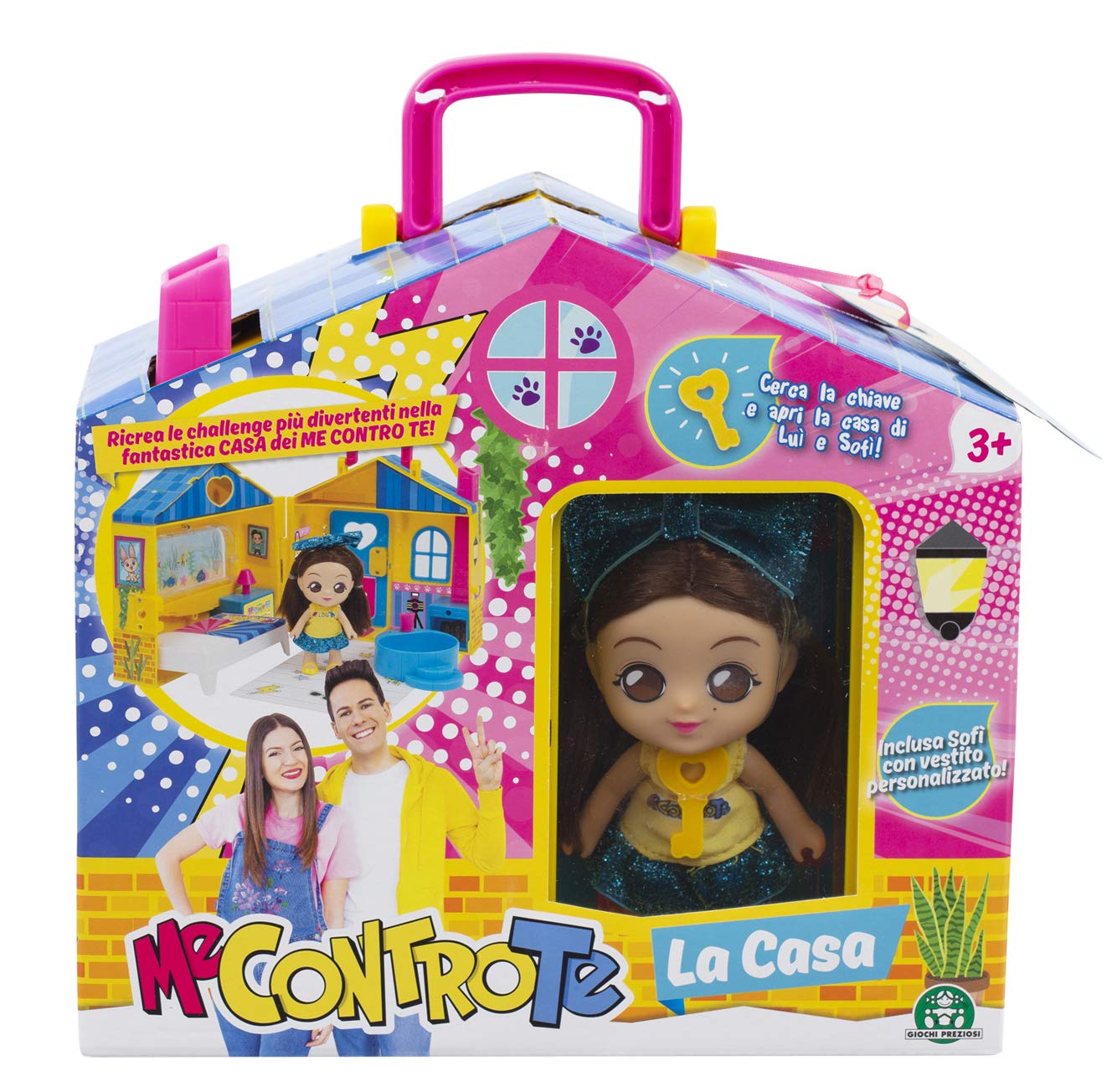Merchandising Me Contro Te: La Casa (Con Mini Doll 12 Cm) NUOVO SIGILLATO, EDIZIONE DEL 09/02/2021 SUBITO DISPONIBILE