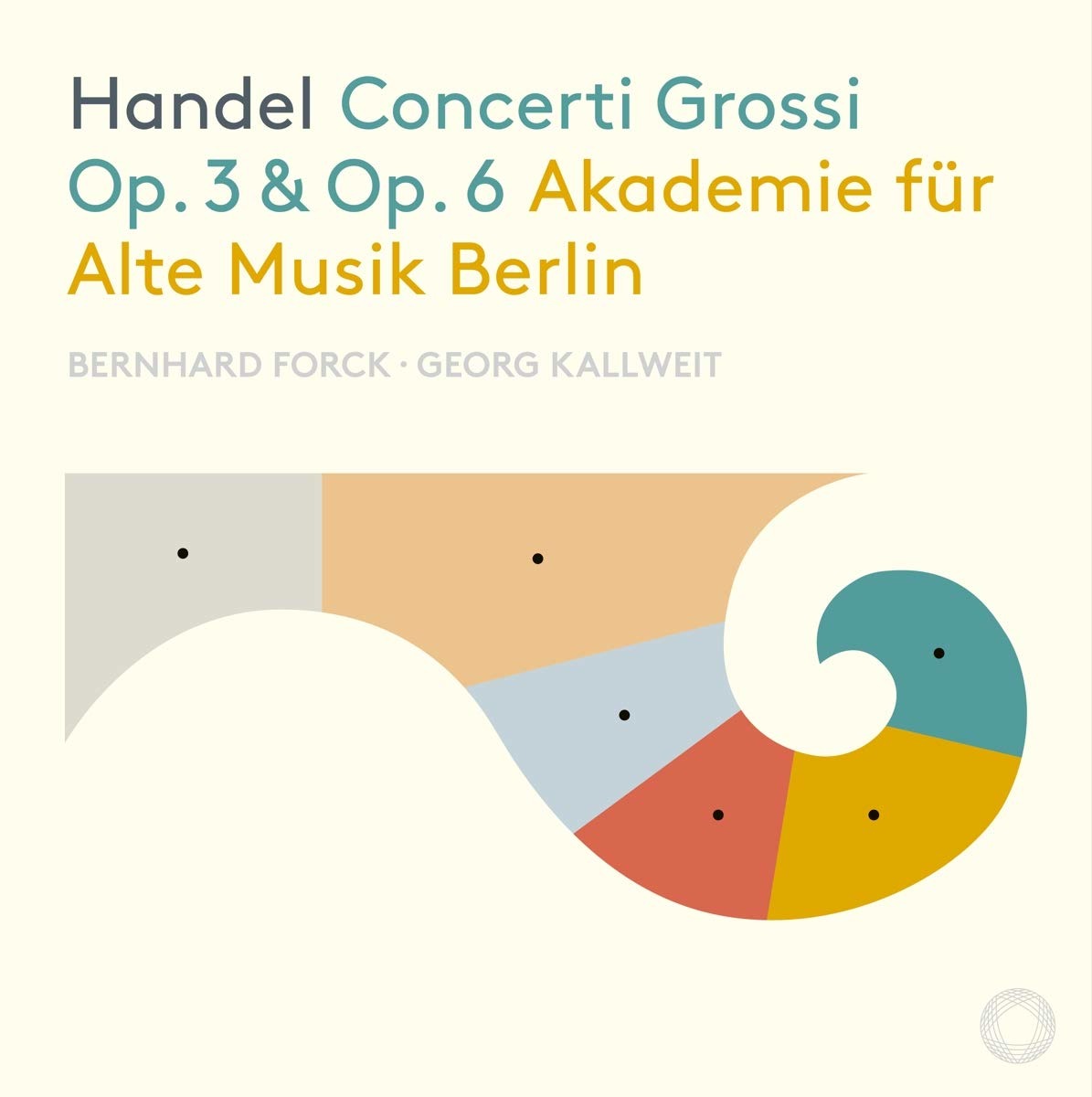 Audio Cd Georg Friedrich Handel - Concerti Grossi Op. 3 & Op. 6 (3 Cd) NUOVO SIGILLATO, EDIZIONE DEL 24/02/2021 SUBITO DISPONIBILE