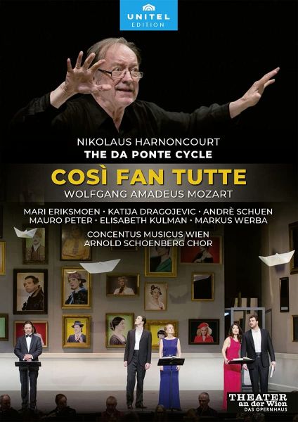 Music Dvd Wolfgang Amadeus Mozart - Cosi Fan Tutte (2 Dvd) NUOVO SIGILLATO, EDIZIONE DEL 27/04/2021 SUBITO DISPONIBILE