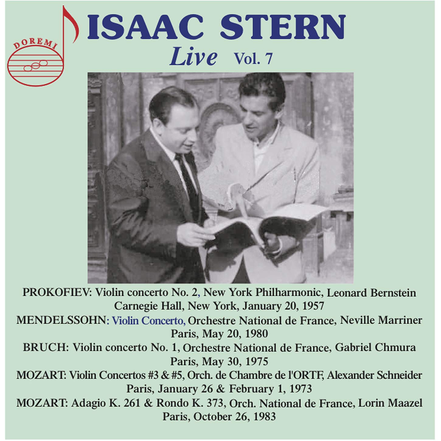 Audio Cd Isaac Stern: Live, Vol. 7 (2 Cd) NUOVO SIGILLATO, EDIZIONE DEL 28/05/2021 SUBITO DISPONIBILE